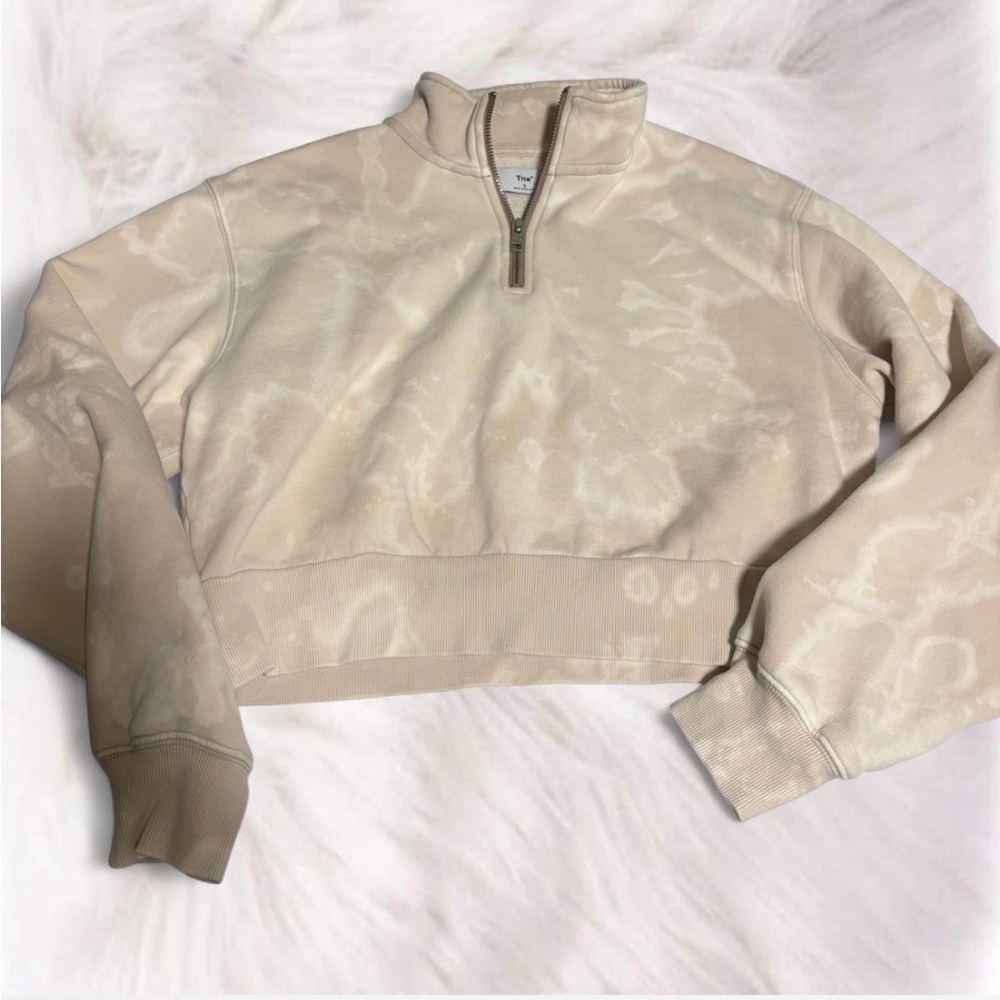 TNA Cream Quarter-Zip Sweatshirt